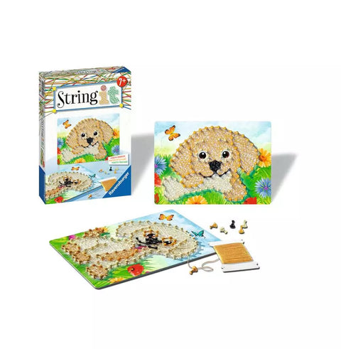 Ravensburger kūrybinis rinkinys „String it Mini: Šuniukai“, nuo 7 m.