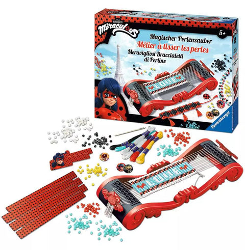 Ravensburger kūrybinis rinkinys „Miraculous: magiškos karoliukų apyrankės“