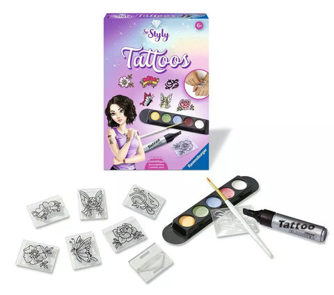 Ravensburger kūrybinis rinkinys „Styly: tatuiruotės“