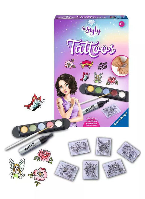 Ravensburger kūrybinis rinkinys „Styly: tatuiruotės“