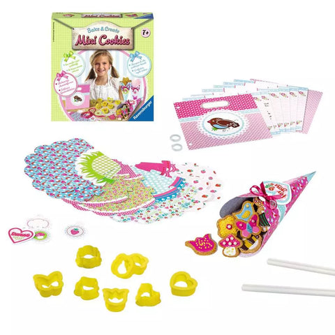 Ravensburger kepimo rinkinys „Bake & Create: mini sausainiai“