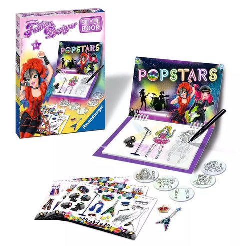 Ravensburger kūrybinis rinkinys „Fashion Designer: Popstars“