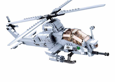 Sluban AH-1Z atakos sraigtasparnio konstruktorius, 482 det., 42,3 cm, 6+