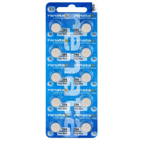 Renata 394 SR936SW sidabro oksido laikrodžių baterijos 10 vnt.