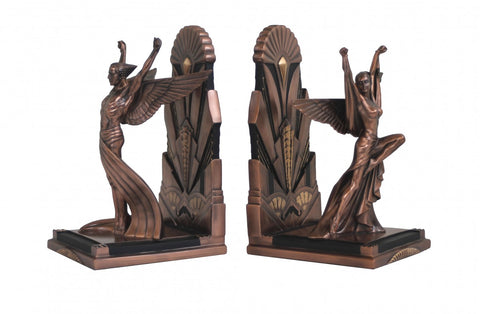 ART DECO knygų atramos. Aukštis: 23cm.