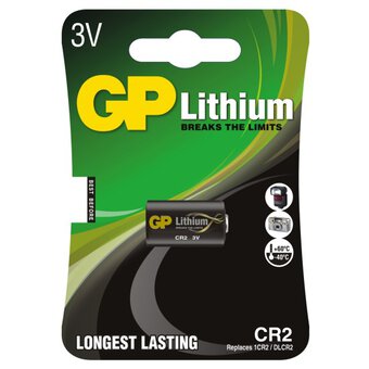 GP CR2 3V ličio baterija fotoaparatams ir žibintuvėliams