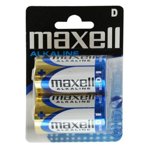 Maxell LR20 D šarminės baterijos, 2 vnt. rinkinys