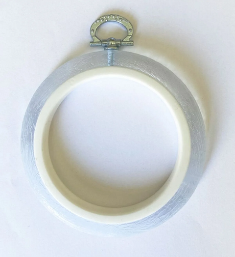 Permatomas apvalus siuvinėjimo lankelis 20,5 cm Flexi Hoop
