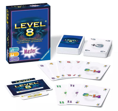 Ravensburger kortų žaidimas „Level 8 Master“, 2–6 žaid., nuo 8 m.