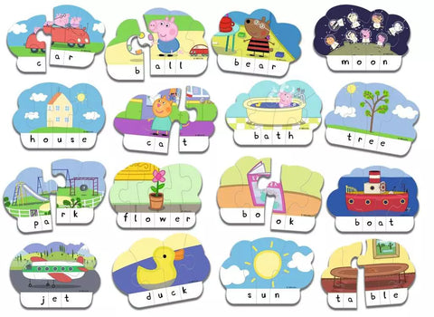 Ravensburger žaidimas „Peppa Pig My First Word Games“, nuo 4 m. (anglų kalba)