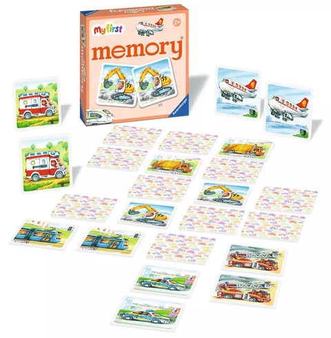 Ravensburger atminties žaidimas „My first memory® Vehicles“, nuo 2,5 m.