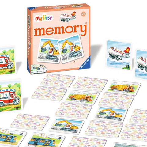 Ravensburger atminties žaidimas „My first memory® Vehicles“, nuo 2,5 m.