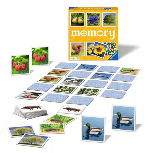 Ravensburger atminties žaidimas „Nature memory®“, 2–8 žaid., nuo 4 m.