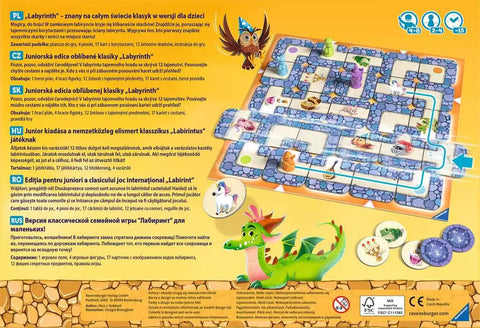 Ravensburger stalo žaidimas „Labyrinth Junior“, 2–4 žaid., nuo 5 m.