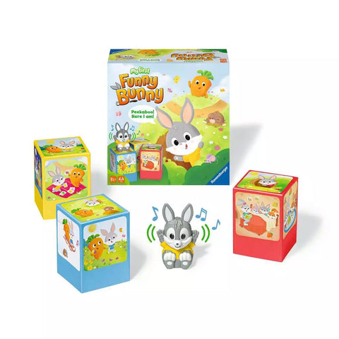 Ravensburger stalo žaidimas „My First Funny Bunny“ (instrukcija anglų k.)