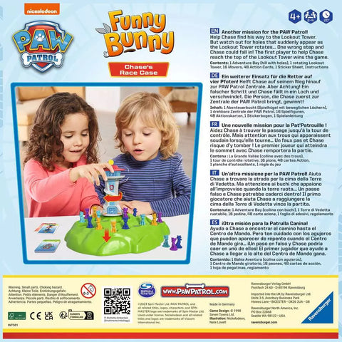 Ravensburger stalo žaidimas „PAW Patrol Funny Bunny“, nuo 4 m.