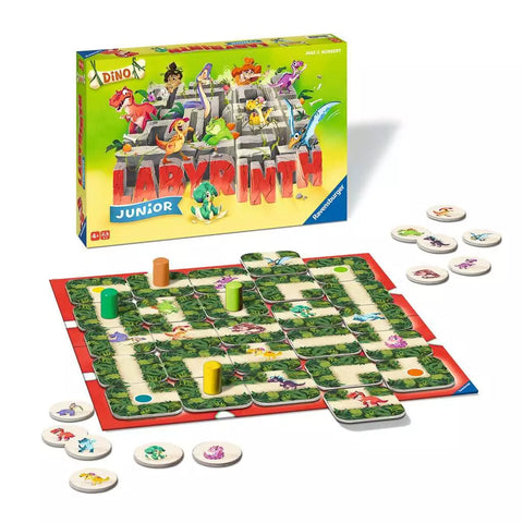 Ravensburger stalo žaidimas „Dino Junior Labyrinth“, 2–4 žaid., nuo 4 m.