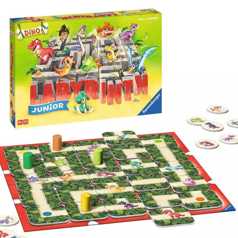 Ravensburger stalo žaidimas „Dino Junior Labyrinth“, 2–4 žaid., nuo 4 m.