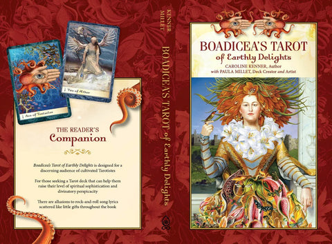 Boadicea’s Tarot of Earthly Delights – 80 Taro kortų, anglų k., su vadovu