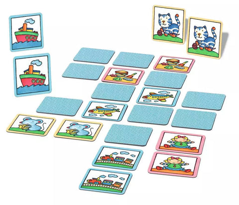 Ravensburger atminties žaidimas „My first memory®“, 2–4 žaid., nuo 2,5 m.