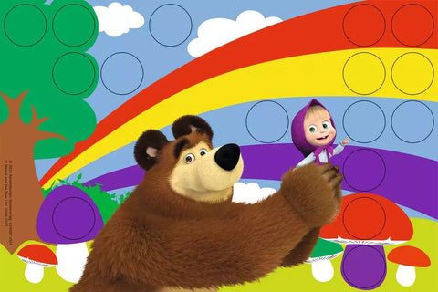Ravensburger lavinamasis žaidimas „Maša ir lokys Colorino“, nuo 2 m.