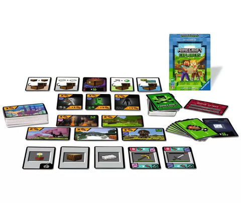Ravensburger žaidimas „Minecraft Explorers“, nuo 8 m. (instrukcija anglų k.)