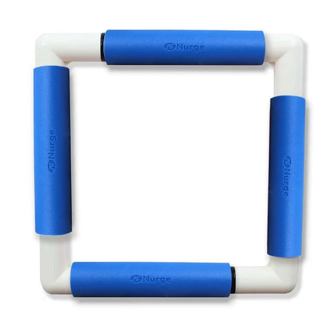 Plastikinis siuvinėjimo rėmelis su spaustukais 21x21 cm, rožinis