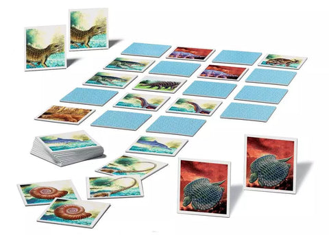 Ravensburger atminties žaidimas „Dinosaurai memory® su plakatu“, nuo 4 m.
