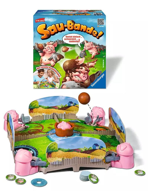 Ravensburger stalo žaidimas „Sau-Bande“, 2–4 žaid., nuo 4 m.