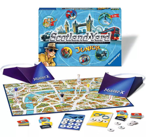 Ravensburger stalo žaidimas „Scotland Yard Junior“, 2–4 žaid., nuo 6 m.