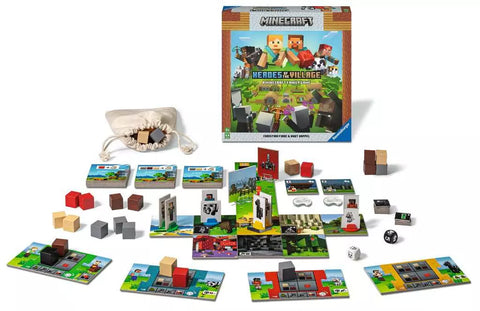 Ravensburger stalo žaidimas „Minecraft Heroes of the Village“, nuo 7 m.