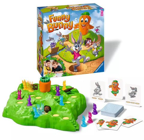 Ravensburger stalo žaidimas „Funny Bunny“, 2–4 žaid., nuo 4 m.