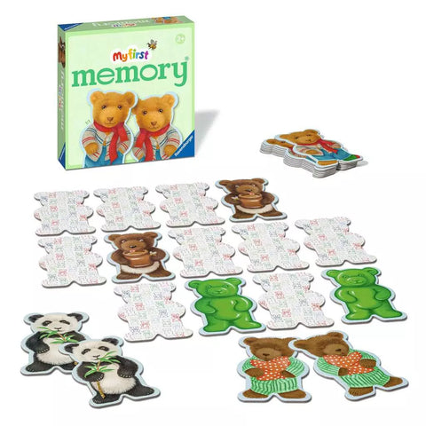 Ravensburger atminties žaidimas „My first memory® Teddys“, 2–4 žaid., nuo 2,5 m.