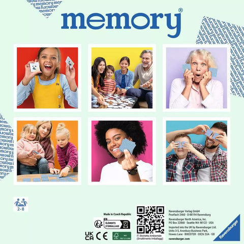Ravensburger atminties žaidimas „Vehicles memory®“, 2–4 žaid., nuo 2,5 m.
