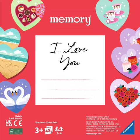 Ravensburger atminties žaidimas „Moments memory® I Love You“