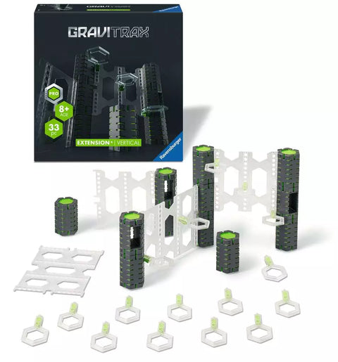 Ravensburger GraviTrax PRO priedų rinkinys „Vertical“, 33 det., nuo 8 m.