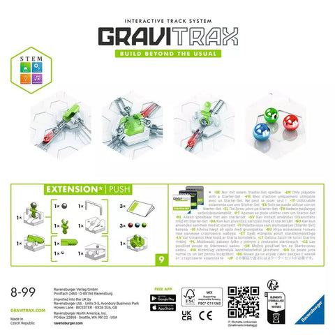 Ravensburger GraviTrax priedas „Push“, nuo 8 m.