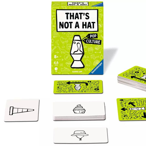Ravensburger kortų žaidimas „That's Not a Hat: Pop Culture“, 3–8 žaid., nuo 8 m.
