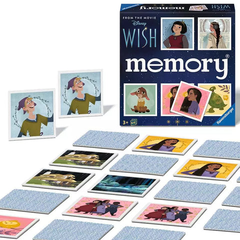 Ravensburger atminties žaidimas „Disney Wish memory®“, 2–8 žaid., nuo 4 m.