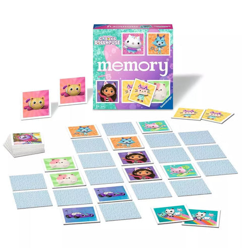 Ravensburger atminties žaidimas „Gabby's Dollhouse memory®“, 2–8 žaid., nuo 4 m.