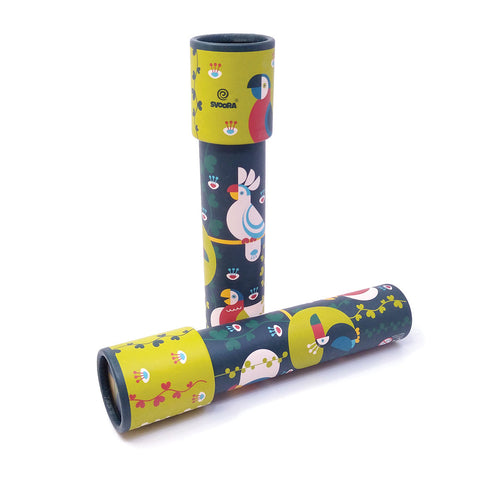 Svoora kaleidoskopas „Miškas“ 19 cm – ekologiškas sukamas vaikams