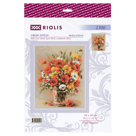 Field Poppies. Siuvinėjimo rinkinys iš RIOLIS Nr.: 2306