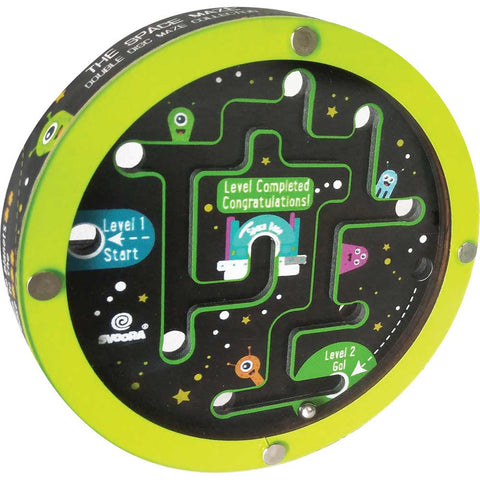 Svoora medinis lavinamasis labirintas, kosmoso tema, 2 viename, nuo 6 m.