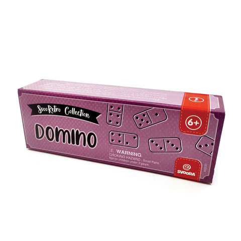 Svoora Retro Domino – klasikinis 28 dalių rinkinys, 6+ vaikams