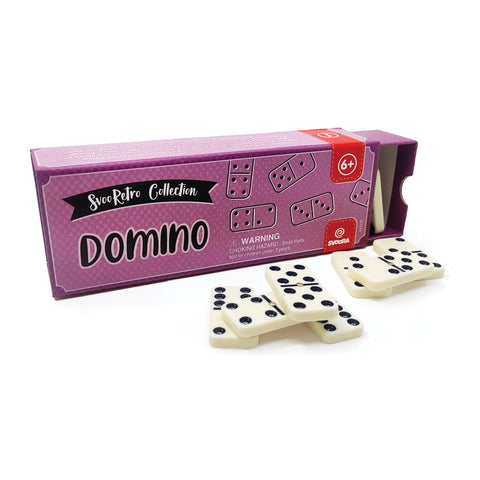 Svoora Retro Domino – klasikinis 28 dalių rinkinys, 6+ vaikams