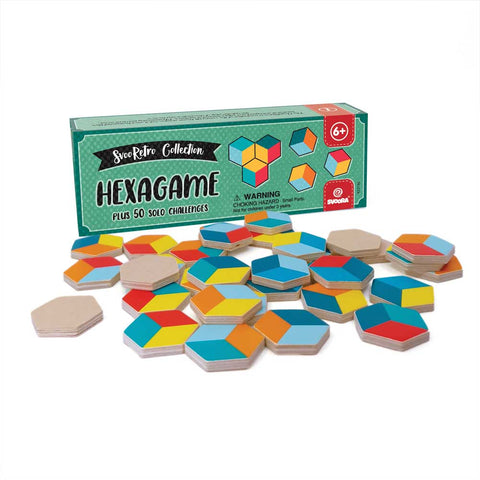 Svoora Retro Hexa – medinis loginis žaidimas vaikams, 50 užduočių