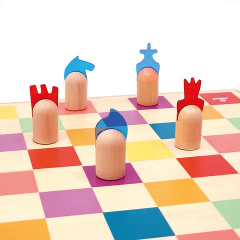 Svoora medinis 3in1 šachmatų, šaškių ir nardų rinkinys šeimai