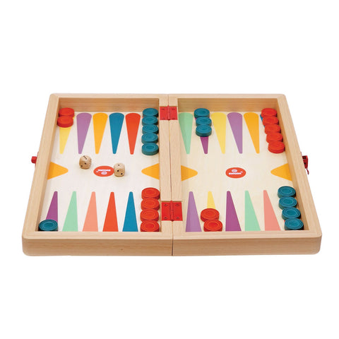 Svoora medinis 3in1 šachmatų, šaškių ir nardų rinkinys šeimai