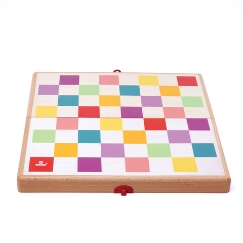 Svoora medinis 3in1 šachmatų, šaškių ir nardų rinkinys šeimai