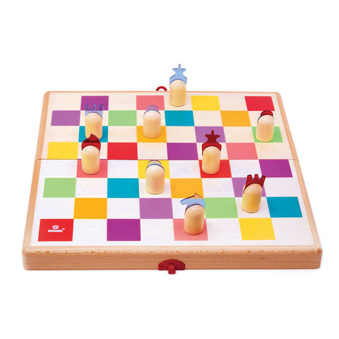 Svoora medinis 3in1 šachmatų, šaškių ir nardų rinkinys šeimai
